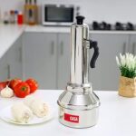 Machine à puttu delcasa en acier inoxydable avec bol et poignée, multicolore dc1516