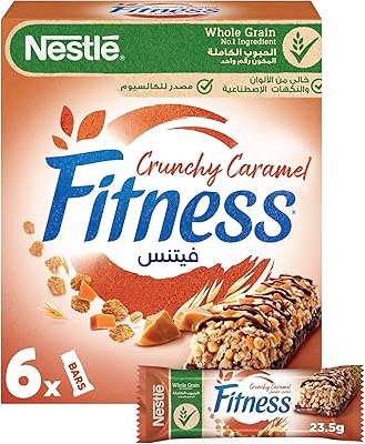 Barre de céréales nestlé fitness à l'avoine et au caramel, 23,5 g, paquet
