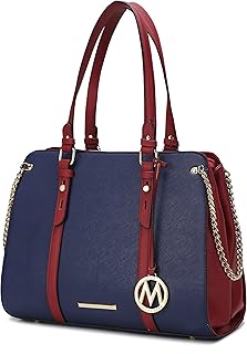 Grand sac fourre-tout de la collection mkf pour femme, en cuir végétalien