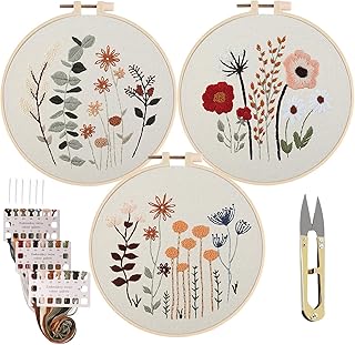 Sweet seven kit de broderie pour débutant 3 pièces : kits de point de croix estampés avec motifs floraux et botaniques, comprend un cerceau à broder, du fil coloré et une paire de ciseaux, parfaits pour les débutants. DIAYTAR COTE D'IVOIRE est une boutique en ligne généraliste leader en Côte d'Ivoire, proposant plus de 300 000 références de produits divers. Elle offre une large gamme de choix pour répondre aux besoins de ses clients. Les produits sont sélectionnés avec soin pour garantir la qualité et la satisfaction.