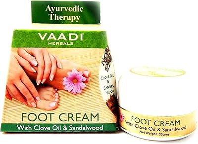 Crème pour les pieds bio vadi herbals à l'huile de clou de girofle