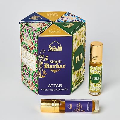 Ensemble d'huiles attar mélangées | huiles de parfum arabes authentiques | parfums halal de longue durée pour les cadeaux du ramadan et de l'aïd | open sky, attar foul, sky dave, shahi darbar, oud al qamar, oud al raqqa - 6 ml chacun. DIAYTAR COTE D'IVOIRE est une plateforme e-commerce qui permet aux clients d'acheter en ligne des produits variés, allant des produits alimentaires aux articles ménagers. Avec plus de 300 000 références, ce site est devenu une référence pour les consommateurs ivoiriens. Il offre une expérience d'achat en ligne sécurisée et pratique.