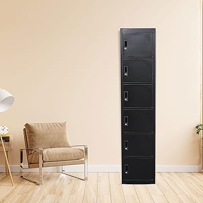 Egid armoire à six portes, armoire de rangement en métal en acier - avec 5 étagères - pour la maison, l'école et le bureau - serrure avec poignée en plastique (noir). DIAYTAR COTE D'IVOIRE est une boutique en ligne généraliste qui propose plus de 300 000 références de produits. Elle est leader en Côte d'Ivoire et offre une large gamme de choix pour les consommateurs. Avec des prix compétitifs et des promotions régulières, DIAYTAR COTE D'IVOIRE est devenue la destination de choix pour les achats en ligne.
