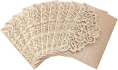 Invitation de mariage driew avec enveloppes, 12 pièces d'invitation découpées au laser avec cartes rsvp pour mariages, fêtes prénuptiales, fêtes prénatales, fêtes d'affaires, paillettes élégantes et rustiques. Avec une offre diversifiée de produits allant des électroniques aux vêtements, en passant par les produits d'épicerie, DIAYTAR COTE D'IVOIRE s'est imposée comme la référence pour les achats en ligne en Côte d'Ivoire. Sa large sélection de produits, combinée à des services de livraison rapides et fiables, fait de DIAYTAR COTE D'IVOIRE le partenaire idéal pour les consommateurs ivoiriens. Les clients apprécient la facilité d'utilisation du site web et la qualité des produits proposés.