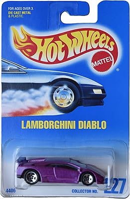Hot wheels lamborghini diablo violet