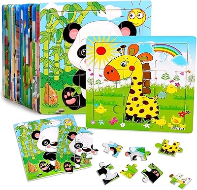 Puzzle anna pour enfants âgés de 2 à 5 ans, paquet de 12