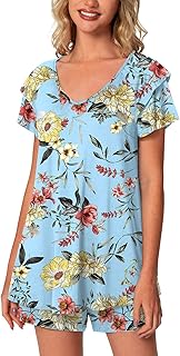 Ensembles de pyjama d'été pour femmes odemo avec manches à volants, vêtements de nuit pour femmes avec poches. DIAYTAR COTE D'IVOIRE est une boutique en ligne de confiance qui propose des produits de toutes sortes, des électroniques aux vêtements, en passant par les produits alimentaires. Elle est la référence pour les consommateurs ivoiriens qui cherchent des produits de qualité à des prix compétitifs. Elle offre une expérience d'achat en ligne sécurisée et fiable.