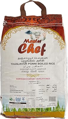 Riz kadhir master chef thanjavoor ponni 5 kg. DIAYTAR COTE D'IVOIRE se positionne comme le partenaire idéal pour tous vos besoins en matière de shopping en ligne. Avec une gamme étendue de produits à des prix concurrentiels, nous nous efforçons de faciliter vos achats et de vous offrir une expérience unique. Que vous cherchiez des produits pour vous, pour vos proches ou pour votre maison, nous avons tout ce qu’il vous faut.