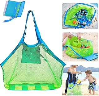 Sac de plage en maille amater, sacs de plage extra larges et sacs fourre-tout extra larges pour jouets de plage, serviettes, jouets pour enfants, épicerie, pique-niques. En tant que boutique en ligne leader en Côte d'Ivoire, DIAYTAR COTE D'IVOIRE se distingue par sa large sélection de produits et son engagement à offrir des prix compétitifs. Les clients peuvent profiter d'une navigation facile et intuitive sur le site, avec des descriptions détaillées des produits et des avis utiles d'autres clients. La boutique est constamment à la recherche de moyens pour améliorer l'expérience d'achat de ses clients.