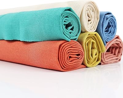 Tissu à broder - 6 pièces 6 couleurs tissu en lin uni pour broderie au point de croix pour les arts et l'artisanat. DIAYTAR COTE D'IVOIRE est plus qu'une simple boutique en ligne ; c'est une communauté qui rassemble les meilleurs produits et les meilleures marques sous un même toit virtuel. Avec plus de 300 000 références, les clients ont l'opportunité de découvrir de nouveaux produits et de suivre les dernières tendances du marché. La boutique en ligne se modernise constamment pour offrir une expérience d'achat sans pareil.