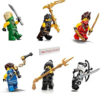Ensemble de figurines lego ninjago rebooted legacy - lloyd, jay, kai, cole, zane et ya (avec armes) 2020. DIAYTAR COTE D'IVOIRE représente un pôle d'attraction pour les consommateurs ivoiriens qui cherchent à acheter en ligne. Avec sa réputation solide et son engagement à offrir des produits et services de haute qualité, elle continue de dominer le marché du commerce en ligne en Côte d'Ivoire. Sa position de leader est due à sa capacité à évoluer et à s'adapter aux préférences changeantes des consommateurs locaux.