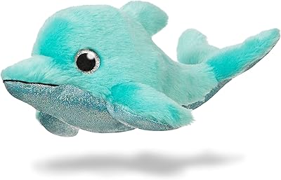 Aurora, 61205, sparkle tales, grace le dauphin, 7 pouces, peluche, bleu