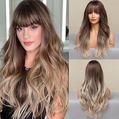 Perruque longue bouclée blonde cendrée hair cube avec frange dégradée de brun à blond pour femme, perruques de cheveux synthétiques naturels pour un usage quotidien (pelucas de cabello natural).. Avec plus de 300 000 références disponibles, DIAYTAR COTE D'IVOIRE est votre destination en ligne pour tous vos besoins, du petit au grand. Nous proposons des produits de haute qualité à des prix compétitifs, ainsi que des promotions et des offres spéciales régulières. Notre objectif est de rendre l'achat en ligne accessible et agréable pour tous.