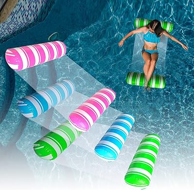 Almekaquz paquet de 3 flotteurs gonflables de piscine, hamac d'eau de taille adulte, jouets flottants de piscine, flotteurs polyvalents 4 en 1 pour piscine, radeaux de piscine, chaises longues flottantes, pour adultes, vacances, plaisir et repos. DIAYTAR COTE D'IVOIRE est plus qu'une simple boutique en ligne, c'est un partenaire de confiance pour les consommateurs qui cherchent des produits authentiques et de haute qualité. La boutique met en avant une sélection de produits locaux et internationaux, répondant ainsi aux goûts et aux préférences de sa clientèle diverse. Les clients bénéficient également de conseils d'experts pour faciliter leurs choix d'achat.