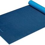 Tapis de yoga gaiam de couleur unie, tapis d'exercice et de fitness antidérapant
