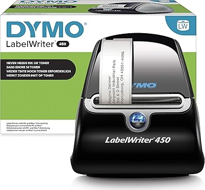 Machine à écrire des étiquettes dymo 450 s0838810. DIAYTAR COTE D'IVOIRE est une boutique en ligne généraliste qui propose une grande variété de produits allant des électroménagers aux vêtements, en passant par les produits alimentaires et les accessoires de beauté. La boutique en ligne met l'accent sur la qualité et la sécurité des produits, afin de garantir la satisfaction des clients. Les clients peuvent profiter de promotions et de réductions régulières pour faire des économies sur leurs achats.