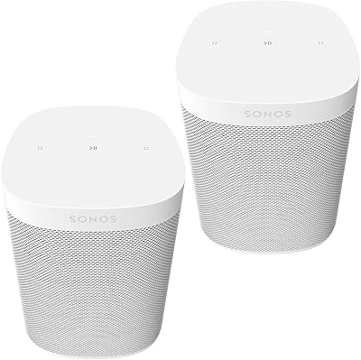 Kit sonos à deux chambres - haut-parleur puissant sans micro pour la musique et plus encore - blanc. DIAYTAR COTE D'IVOIRE se positionne comme une boutique en ligne de confiance pour les consommateurs ivoiriens, proposant une gamme étendue de produits à des prix compétitifs. La plateforme offre une expérience utilisateur conviviale, facilitant la navigation et la recherche de produits. Les clients bénéficient également d'un service client réactif et d'une livraison rapide.