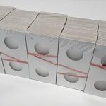 500 pièces porte-monnaie en carton premium 2x2 (quart américain) 24,5 mm.