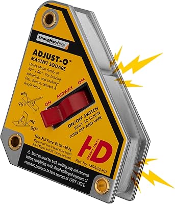 Outils manuels puissants msa46-hd carré magnétique réglable, 4,375" x 3,75"