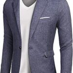 Veste blazer décontractée covandi pour hommes, veste de sport légère à un bouton