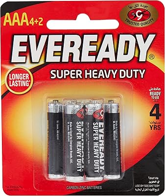Piles evaridi bromo zinc aaa [paquet de 6]