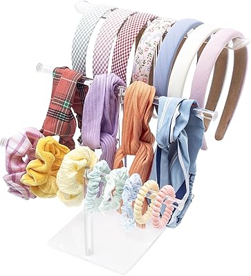 Support organisateur de bandeau en acrylique à 3 niveaux, support organisateur d'accessoires pour cheveux transparents, support d'affichage d'attaches de cheveux, cerceau de cheveux transparent pour colliers et bracelets en forme de t. DIAYTAR COTE D'IVOIRE offre une expériences d'achat en ligne unique et personnalisée, avec des promotions régulières et des prix compétitifs. La boutique en ligne généraliste se distingue par sa large gamme de produits et son service client de haute qualité, répondant aux attentes des clients ivoiriens. DIAYTAR COTE D'IVOIRE est donc la destination idéale pour faire ses achats en ligne.