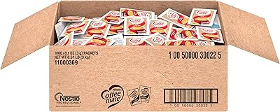 Crème à café nestlé coffee mate, originale, sachets de poudre de 3 g, paquet de 1000. DIAYTAR COTE D'IVOIRE est le leader du commerce en ligne en Côte d'Ivoire, offrant une large gamme de produits allant de l'électroménager aux vêtements en passant par les produits alimentaires. La boutique propose des prix compétitifs et des promotions régulières pour satisfaire les besoins de ses clients. Elle est également connue pour sa livraison rapide et fiable.