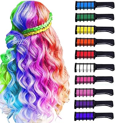Ensemble de peignes à craie pour cheveux castowave, peigne de teinture temporaire, couleur