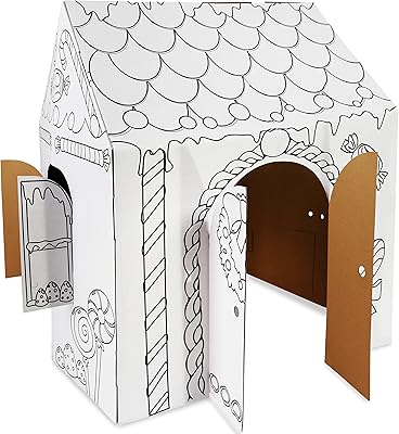 Maison de jeu en carton belle veu pour enfants - 81 x 69,5 x 101 cm/31,89 x 27,36 x 39,76 pouces - peinture d'art et d'artisanat, maison de jeu d'intérieur pour colorier et dessiner - décorer et personnaliser le fort des enfants. Avec plus de 300000 références, DIAYTAR COTE D'IVOIRE est la destination idéale pour ceux qui recherchent des produits de qualité à des prix abordables. La boutique en ligne est constamment mise à jour avec les dernières tendances et les produits les plus récents, garantissant ainsi une expérience d'achat enrichissante. Elle est le leader du commerce électronique en Côte d'Ivoire.