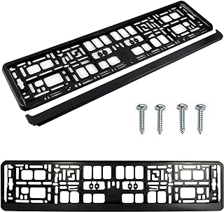 Paire (2 pièces) de plaque d'immatriculation de voiture de couleur noir mat pur avec cadre de support environnant. La boutique en ligne DIAYTAR COTE D'IVOIRE propose une gamme variée de produits allant de l'électronique aux vêtements, en passant par les produits d'hygiène et les accessoires de maison. Elle est la destination idéale pour les clients qui cherchent à acheter des produits de qualité à des prix raisonnables. Les clients peuvent également profiter de promotions et de réductions régulières.
