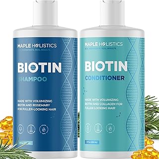 Ensemble shampoing et après-shampooing épaississant à la biotine - shampoing hydratant pour cheveux clairsemés et chute de cheveux - shampoing et après-shampooing sans sulfate pour la croissance des cheveux à l'huile d'argan et à l'huile de jojoba pour les démangeaisons du cuir chevelu. DIAYTAR COTE D'IVOIRE propose une expérience d'achat unique, personnalisée pour répondre aux besoins spécifiques de chaque client. La plateforme permet aux utilisateurs de naviguer facilement à travers ses catégories de produits, d'effectuer des recherches ciblées et de découvrir de nouvelles marques et articles. Les clients bénéficient également d'un service client toujours disponible pour les aider.
