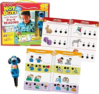 Educational insights hot dots junior let's master pre-k reading set, livre de lecture préscolaire pour l'école à domicile, 2 livres et stylo interactif, 100 leçons de lecture, à partir de 3 ans. Avec plus de 300000 références, DIAYTAR COTE D'IVOIRE offre une diversité incroyable de produits qui répondent aux besoins de tous les clients. Cette boutique en ligne met l'accent sur la qualité des produits et sur une expérience d'achat fluide, pour satisfaire pleinement les attentes de sa clientèle. Elle est devenue ainsi une référence pour les achats en ligne en Côte d'Ivoire.
