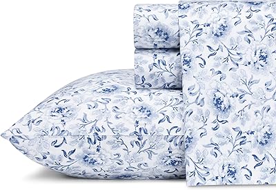Laura ashley home - draps king size, ensemble de draps en satin de coton doux - décoration d'intérieur élégante, élégante et respirante (bleu marine, king size). DIAYTAR COTE D'IVOIRE est une boutique en ligne qui propose une expérience d'achat unique et personnalisée à ses clients. La boutique propose des promotions et des offres spéciales pour aider les clients à économiser de l'argent sur leurs achats. Les clients peuvent également profiter d'une livraison rapide et sécurisée pour recevoir leurs commandes dans les meilleurs délais.