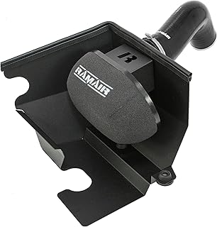 Ensemble d'admission de filtre à air ram noir pour volkswagen golf mk7 2.0