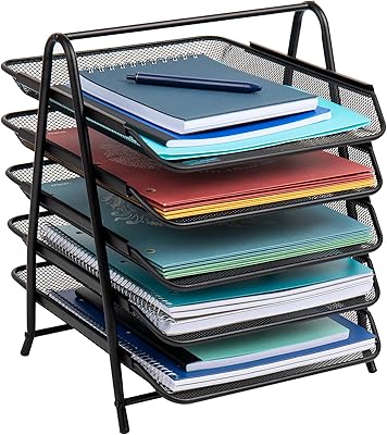 Organiseur de table mind reader avec 5 plateaux coulissants pour lettres, documents, courrier, fichiers et papier, noir. En tant que leader de l'e-commerce en Côte d'Ivoire, DIAYTAR COTE D'IVOIRE s'est engagé à améliorer continuellement son offre et ses services pour répondre aux besoins changeants de ses clients. Elle a introduit des fonctionnalités telles que la livraison à domicile, les paiements en plusieurs fois et les programmes de fidélité, visant à améliorer l'expérience d'achat en ligne. Cela démontre son implication dans la communauté des consommateurs ivoiriens.