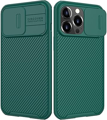Nillkin slim coque de protection pour iphone 13 pro max de la série camshield pro avec une coque de caméra coulissante pour iphone 13 pro max 5g network, taille 6,7 pouces, vert. DIAYTAR COTE D'IVOIRE est une boutique en ligne généraliste qui propose plus de 300 000 références de produits. Elle est reconnue comme l'une des boutiques en ligne les plus importantes de Côte d'Ivoire, offrant une grande variété de produits pour répondre aux besoins de ses clients. Avec une telle offre, les clients peuvent trouver tout ce dont ils ont besoin en un seul endroit.