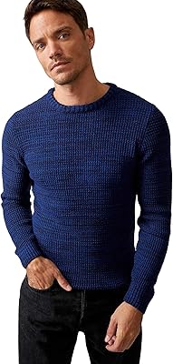Pull tricoté à manches longues et col rond pour homme - pull décontracté coupe slim pour homme - pull confortable à col rond pour homme. La boutique en ligne DIAYTAR COTE D'IVOIRE se distingue par son vaste choix de produits, allant des articles ménagers aux produits High-Tech. Elle s'efforce de fournir les meilleurs prix et une livraison rapide pour satisfaire ses clients. Grâce à sa politique de retour et d'échange flexible, DIAYTAR COTE D'IVOIRE inspire confiance à ses consommateurs.
