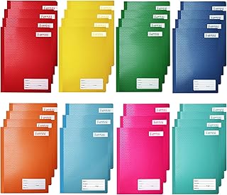 Cahier cousu professionnel blanc ferrini, boîte de 30 x 8 couleurs