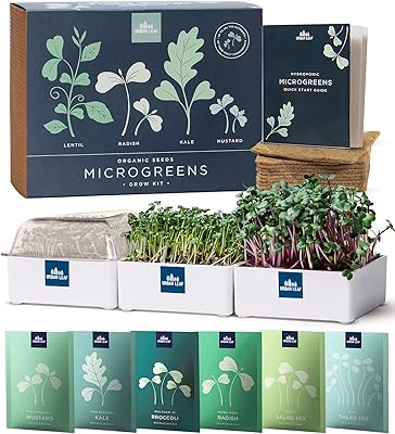 Urban leaf microgreens kit de culture de radis, chou frisé, mélange arc-en-ciel, moutarde, mélange d'épices et micrograines de brocoli (6 variétés). Diaytar Côte d'Ivoire se distingue par sa large sélection de produits qui satisfont les besoins des clients ivoiriens. Avec des catégories allant de l'électronique à la maison et au jardin, Diaytar Côte d'Ivoire propose une expérience de shopping en ligne complète et pratique. Les clients peuvent naviguer facilement à travers les différentes catégories pour trouver les produits qui répondent à leurs attentes.