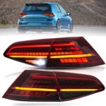 Feu arrière led fland compatible avec volkswagen golf 7 mk7 golf 7.5 mk7.5