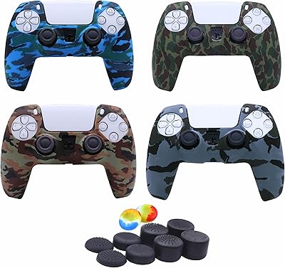 Housse en silicone antidérapante pour manette sony playstation 5 (paquet de 4)