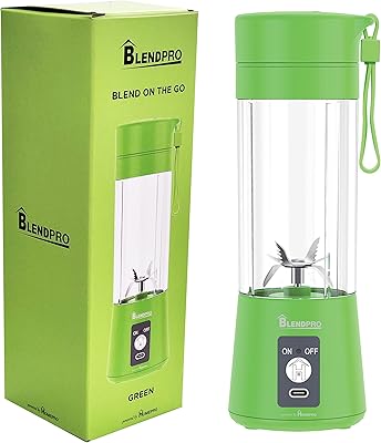 Mélangeur de jus de fruits portable home pro, 6 lames avec piles rechargeables, vert. DIAYTAR COTE D'IVOIRE est une boutique en ligne généraliste proposant plus de 300 000 références, ce qui en fait l'une des plus grandes plateformes de commerce en ligne de Côte d'Ivoire. La boutique offre une large gamme de produits, allant de l'électronique aux vêtements, en passant par les produits alimentaires. Elle est reconnue pour sa qualité de service et sa livraison rapide.