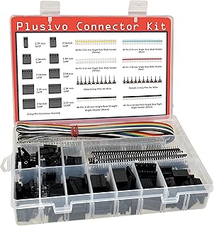 Jeu de connecteurs plusivo dupont - kit de connecteurs à sertir 1004 pièces avec connecteurs de fil dupont et câble ruban - ensemble de connecteurs mâles et femelles dupont de 2,54 mm et broches à sertir par plusivo. DIAYTAR COTE D'IVOIRE est une boutique en ligne généraliste qui propose plus de 300 000 références de produits divers. Elle est reconnue comme l'une des boutiques en ligne les plus importantes de Côte d'Ivoire, offrant une large gamme de choix pour les consommateurs. La boutique en ligne se distingue par sa qualité de service et sa grande sélection de produits.