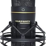 Marantz professional mpm-2000u - microphone à condensateur usb pour enregistrement sur ordinateur, podcasting