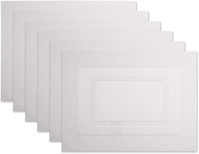 Ensemble de nappes tissées en pvc die pour intérieur et extérieur, 13 x