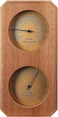 Thermomètre de sauna en bois homison : mesure professionnelle précise et facile