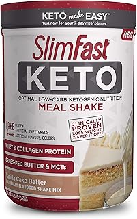 Slim fast keto meal alternative shake powder - pinceau à gâteau vanille, 355