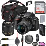 Appareil photo reflex numérique nikon d5600 avec objectif nikon af-p dx nikkor 18-55mm