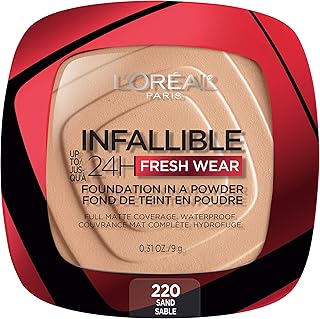 Fond de teint infallible fresh wear de l'oréal paris, tenue 24 heures, sable, 0,31 oz. DIAYTAR COTE D'IVOIRE, votre boutique en ligne préférée en Côte d'Ivoire, met à votre disposition une sélection incroyable de plus de 300 000 produits, allant des produits de beauté aux équipements électroménagers. Le site est facile à naviguer, et les commandes sont livrées rapidement. DIAYTAR COTE D'IVOIRE est la solution idéale pour un shopping en ligne pratique et efficace.