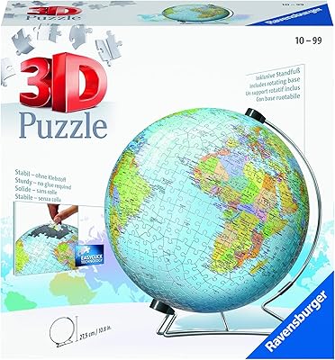 Puzzle 3d ravensberger globe terrestre sur support en forme de v pour adultes et enfants. La boutique en ligne DIAYTAR COTE D'IVOIRE est dédiée à offrir le meilleur service à ses clients, avec une équipe de support toujours prête à aider. Elle propose une large gamme de catégories de produits, incluant les produits alimentaires, les vêtements, les accessoires et bien plus. DIAYTAR COTE D'IVOIRE est devenue synonyme de confiance et de satisfaction pour les consommateurs ivoiriens.